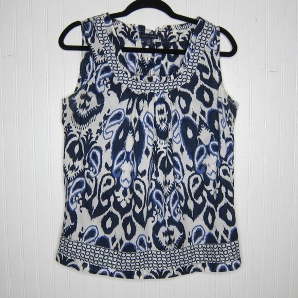 Tommy Hilfiger Patterned Sleeveless Top Size M - Picture 4 of 10